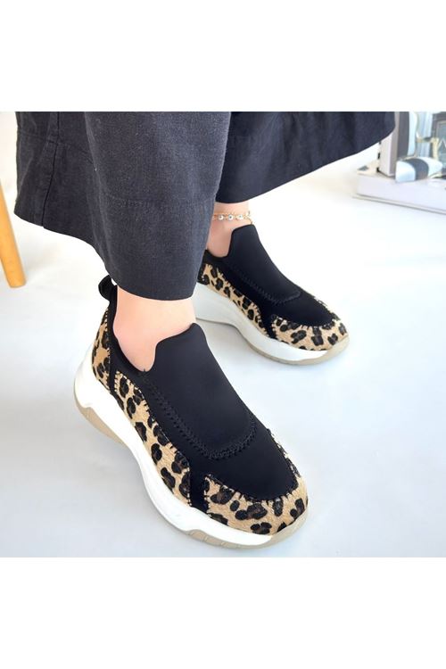 Kendy Leopar Süet Spor Ayakkabı