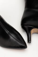 SYT-2025 Siyah Kırışık Rugan Günlük Kadın Çizme