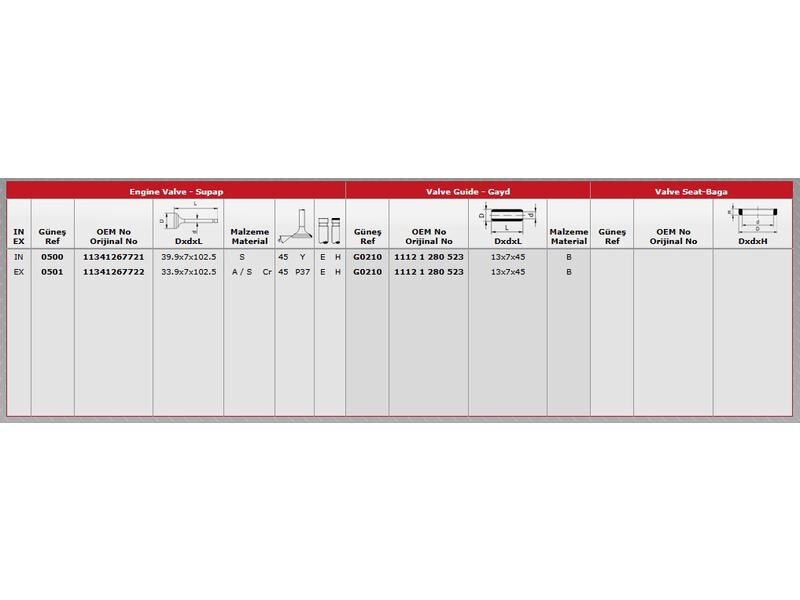 SUPAP IN.6 EX.6 BMW E21 28 30 34 75-93