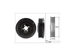 KRANK KASNAĞI  VAG A2 PO IBIZA3-4 FAB1-2 00-