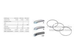 SEGMAN SETİ 83,00MM  VAG Q7 TOUAREG 06-