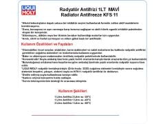 RADYATÖR ANTİFRİZİ KONSANTRE MAVI 1LT  KFS11