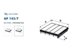 HAVA FİLTRESİ TOYOTA L.CRUISER TUNDRA 06-