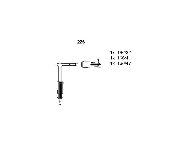 BUJİ KABLO SETİ M.BENZ 124 129 140 93-01