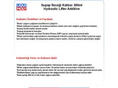 SUPAP İTECEĞİ KATKISI 300ml HYDRAULİC LİFTER ADDİTİVE