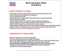 YAĞ KATKISI MOS2 125ML OIL ADDITIVE