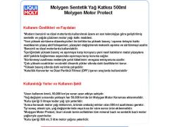SENTETİK YAĞ KATKISI 500ml MOLYGEN MOTOR PROTECT