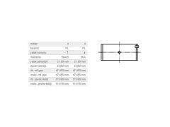 KOL YATAK 0,50 TK. M.BENZ 601 604 661 83-05