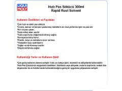 HIZLI PAS SÖKÜCÜ 300ML RAPİD RUST SOLVENT