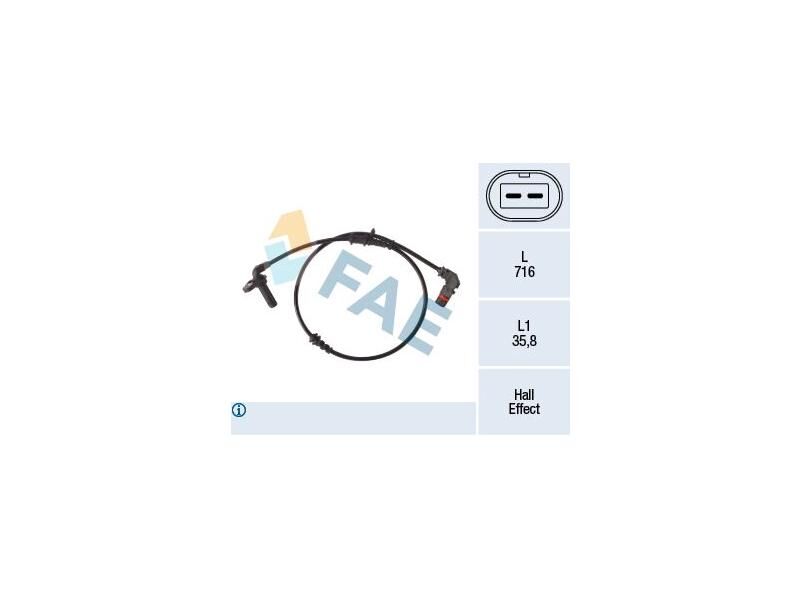 ABS SENSÖRÜ ÖN SAĞ M.BENZ 212 218 09-