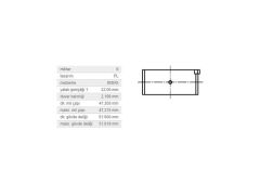 KOL YATAK 0,75 TK. M.BENZ M110 123 72-91