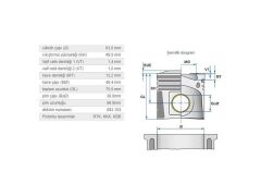 PİSTON 83,01MM M.BENZ OM651 09-