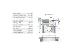 PİSTON 82,00MM M.BENZ M271 08-14