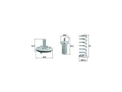 TERMOSTAT 80°C VAG IBIZA4 GO5-6 JET3-4 PAS PO5 TIGUAN 08-18