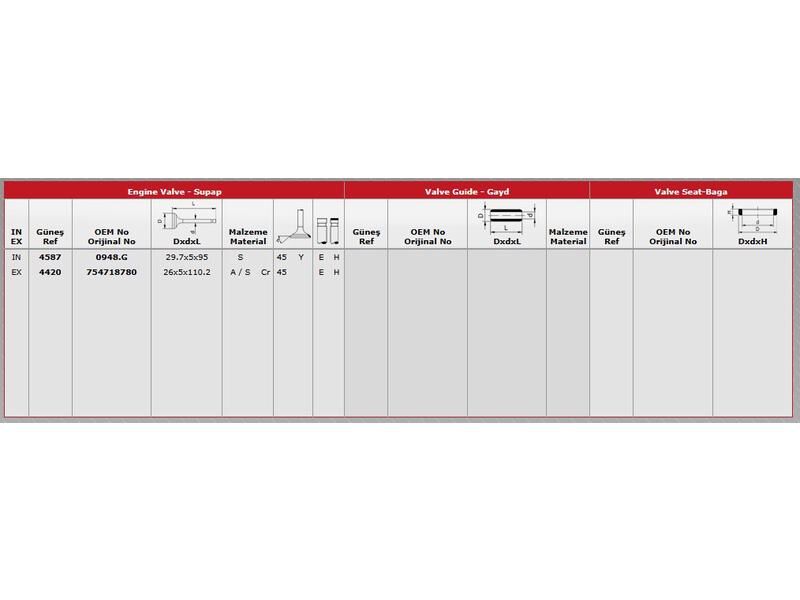 SUPAP IN.8 EX.8 BMW F20 30 80 11-16
