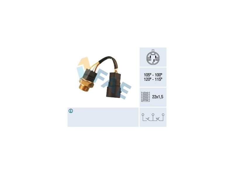 FAN MÜŞÜRÜ 100°-105° OPEL CORSA B 93-