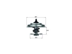 TERMOSTAT 87°C M.BENZ 100 102 103 104 110 115 121 123 127 129 180 904 73-01