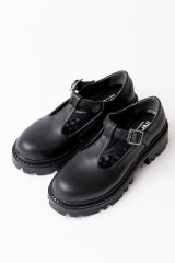 868-757 Siyah Günlük Yüksek Tabanlı Loafer Ayakkabı