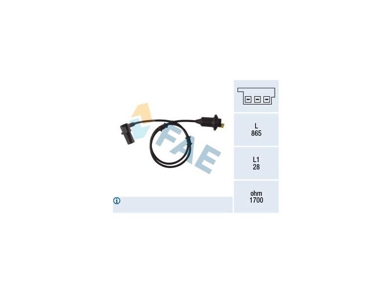 ABS SENSÖRÜ ARKA M.BENZ 168 414 97-