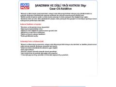 ŞANZIMAN VE DİŞLİ YAĞ KATKISI MOS2LI 50GR GEAR OIL ADDITIVE