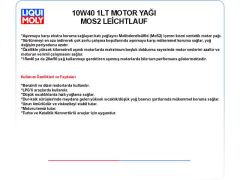 10W40 1LT MOTOR YAĞ MOS2 LEİCHTLAUF