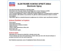 ELEKTRONİK SPREY 200ML ELECTRONİC SPRAY