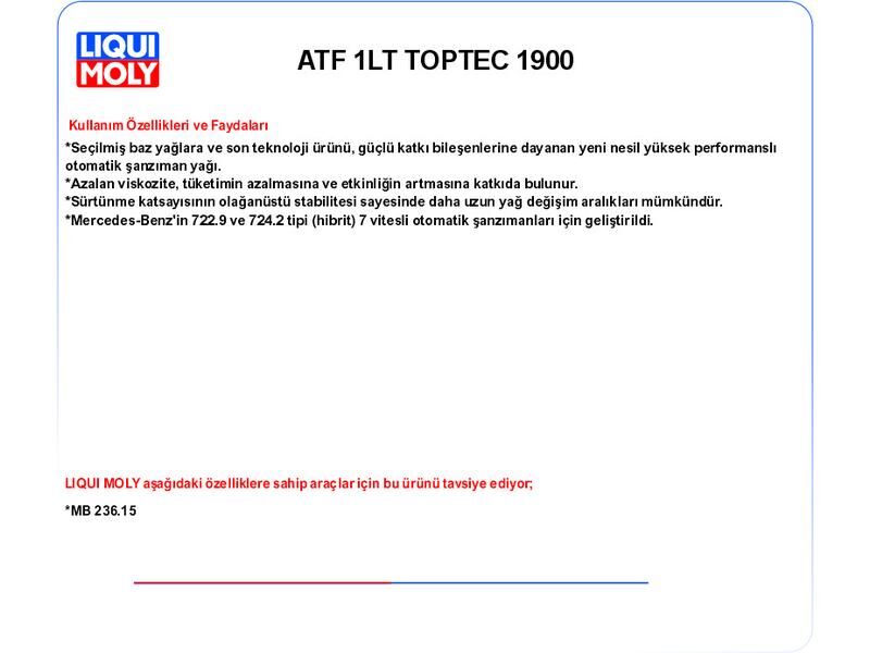 ATF 1LT TOPTEC 1900