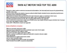 5W30 4LT MOTOR YAĞ TOPTEC 4200 NEW GENERATİON