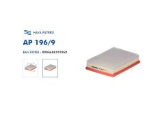 HAVA FİLTRESİ PSA C3 C4 C5 DS7 JUMPY3 208 2008 308 301 508 17-