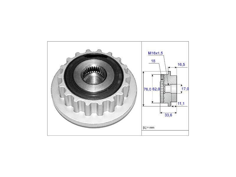 ALTER. KASNAĞI VAG T5 TOUAREG 2.5TDI 04-10