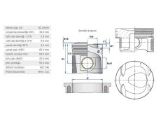 PİSTON 82,25MM M.BENZ 271 07-