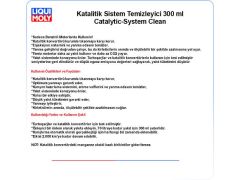 LİQUİ MOLY KATALİTİK SİSTEM TEMZ. 300ml CATALYTİC-SYSTEM CLEAN