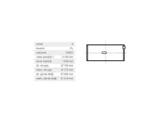 KOL YATAK 0,25 TK. M.BENZ 103 104  87-98