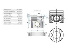 PİSTON 83,51MM M.BENZ OM642 05-14