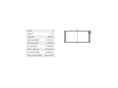 KOL YATAK 0,25 TK. VAG 80 90 A3 A4 A6 BO1 CAD1-2 GO1-2-3-4 JET1-2 PAST T4 80-