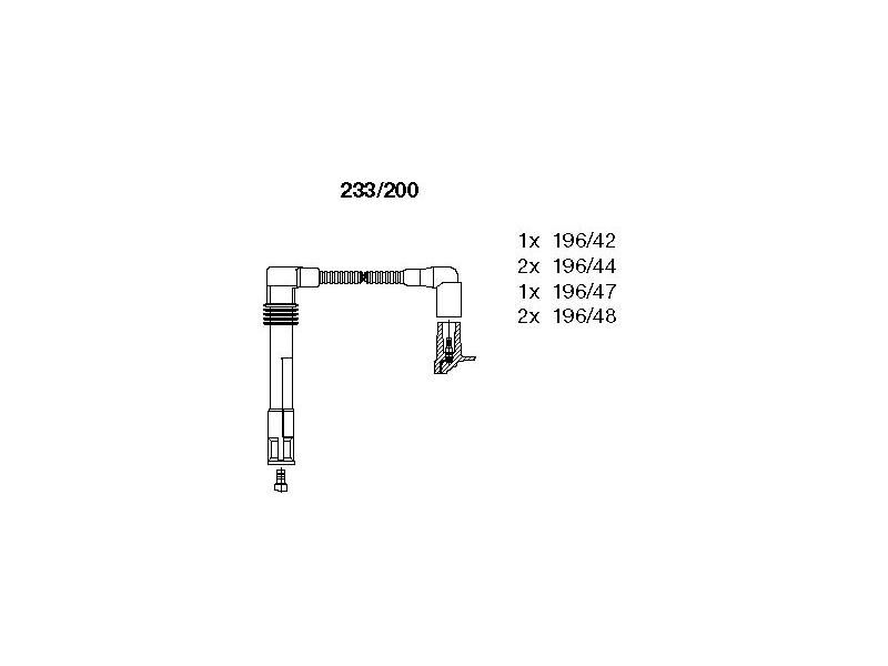 BUJİ KABLO SETİ VAG A4 A6 PASSAT 95-05