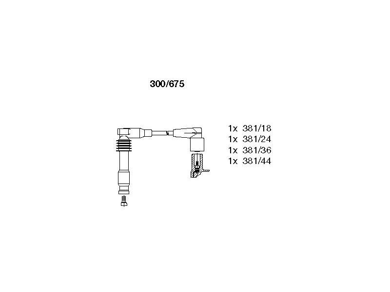 BUJİ KABLO SETİ OPEL AST.F CAB.A OME.B VEC.A-B 92-00