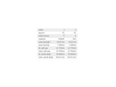 KOL YATAK STD TK. VAG A3 Q2 CAD4-5 GO6-7-8 PAS PO5-6 TROC 11-