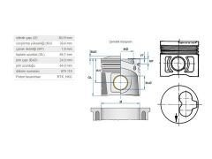 PİSTON 80,51MM VAG 80 100 CAD2 GO3 PAS PO3 T4 89-