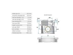 PİSTON 82,00MM M.BENZ 271 02-16