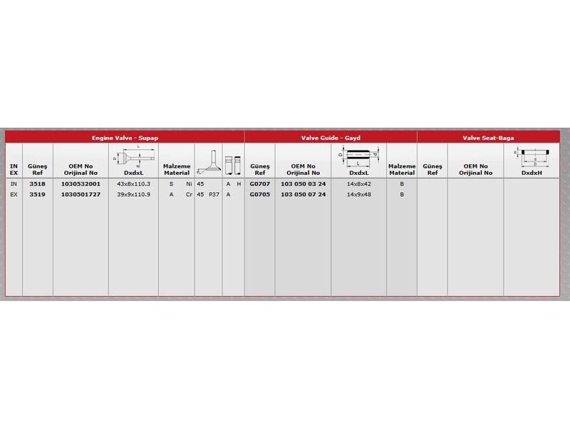 SUPAP IN.6 EX.6 M.BENZ 107 124 463 85-97