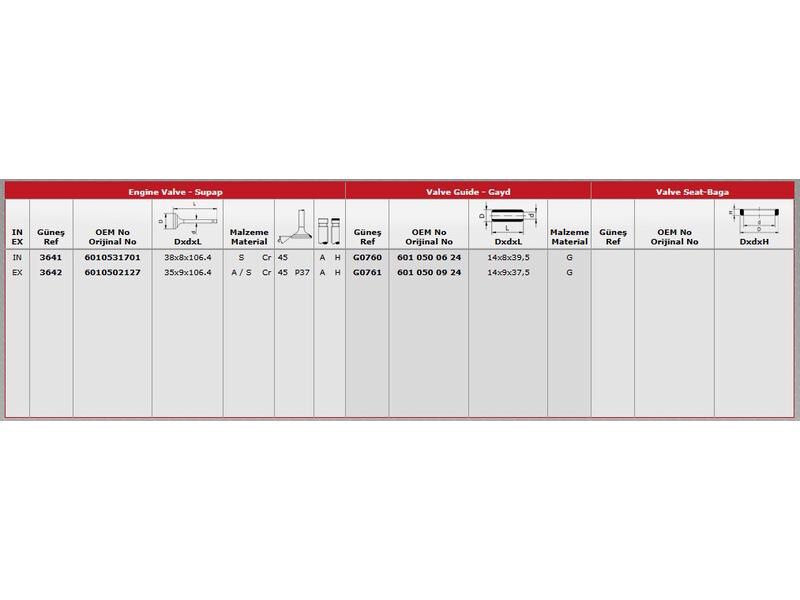 SUPAP IN.4 EX.4 M.BENZ 124 201 202 460 461 463 901 903 904 83-00