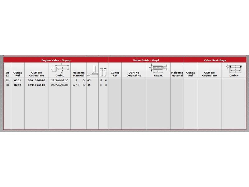 SUPAP IN.12 EX.12 VAG A4 A5 A6 Q5 Q7 TOUAREG 04-12