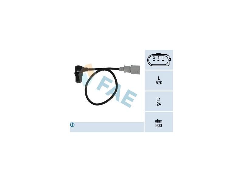 KRANK DEVİR SENSÖRÜ VAG A3 A4 A6 BO1 GO4 PAS PO3 94-