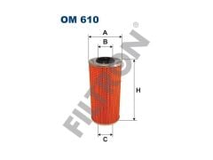 YAĞ FİLTRESİ M.BENZ 601 602 603 604 605 606    LKW MAN TGA TGL TGM 93-