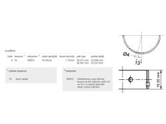 ANA YATAK 0,50 TK. VAG 80 100 A4 A6 A8 PASSAT 91-