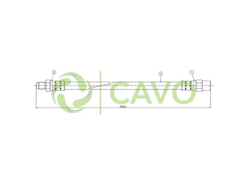 FREN HORTUMU ARKA BMW E38 98-01