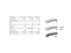 SEGMAN SETİ 79,50MM VAG 80 100 A3 A6 BO1 CAD2 GO3-4 PAS PO3-4 T3 T4 93-