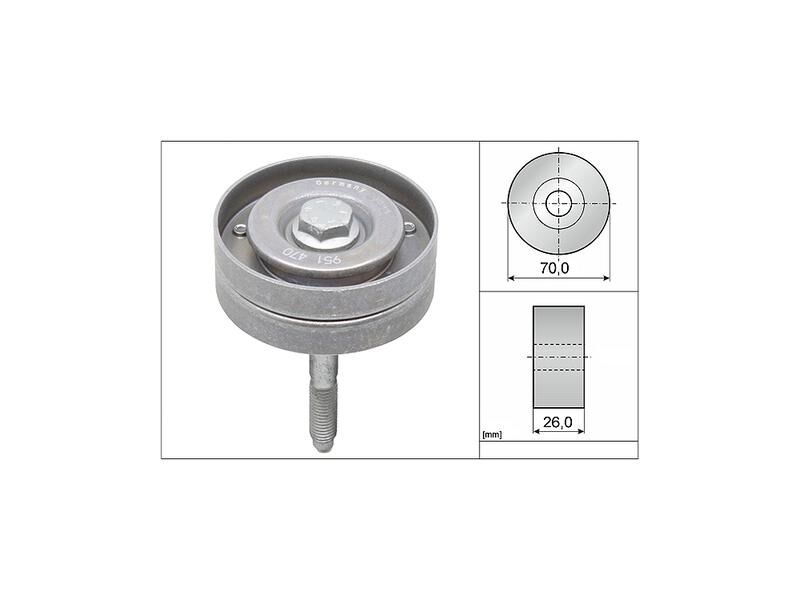 GERGİ RULMANI VAG GO5-6 JET3-4 IBIZA4 05-