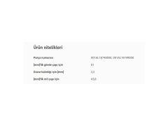 KENAR AY YATAK STD M.BENZ 83-20